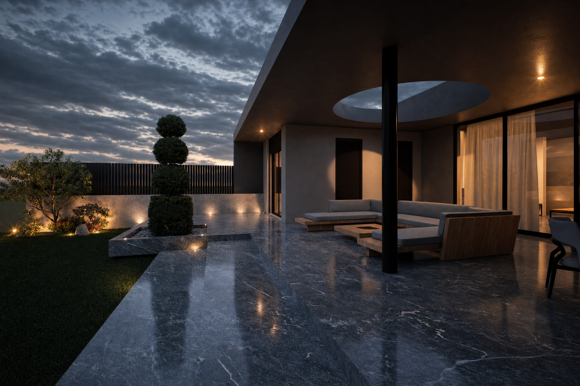 U Shaped Villa